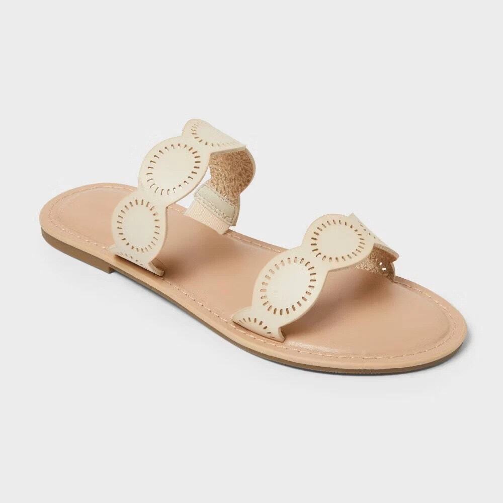Women Vita Sandals with Memory Foam Insole - Universal Thread - Cream